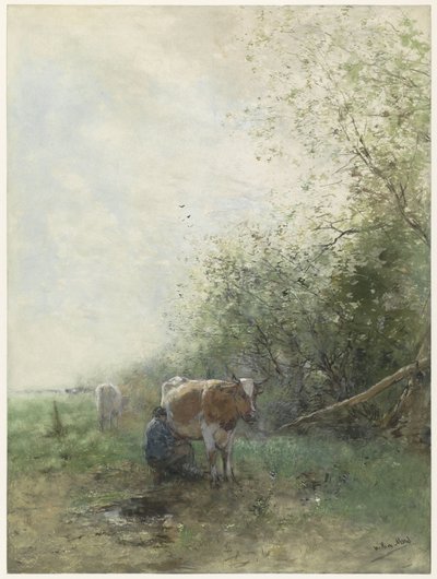 Czas udoju autorstwa Willem Maris
