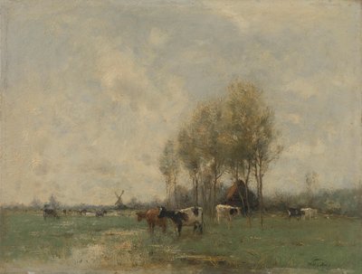 Łąka z krowami autorstwa Willem Maris