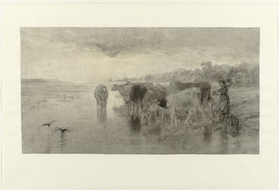 Zachód słońca autorstwa Willem Maris