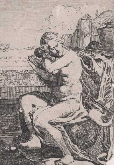 Batszeba czesząca włosy 1615. autorstwa Willem Pietersz. Buytewech