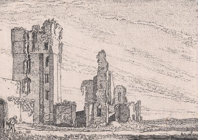 Huys te Kleef koło Haarlemu, z Versheyden Landtschapjes Różne małe krajobrazy..., ok. 1616. autorstwa Willem Pietersz. Buytewech