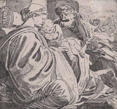 Święta Rodzina Odpoczynek, ca. 1615. autorstwa Willem Pietersz. Buytewech