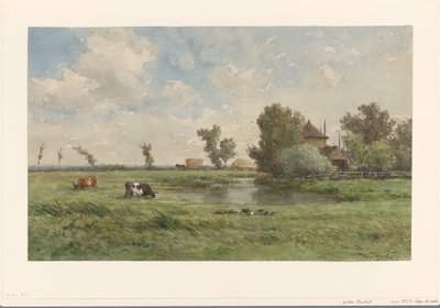 Pastwisko z krowami autorstwa Willem Roelofs (I)