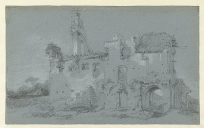 Ruiny opactwa Rijnsburg autorstwa Willem Schellinks