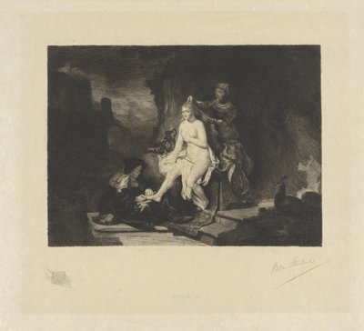 Toaleta Batszeby autorstwa Willem Steelink (II) (signed by artist)