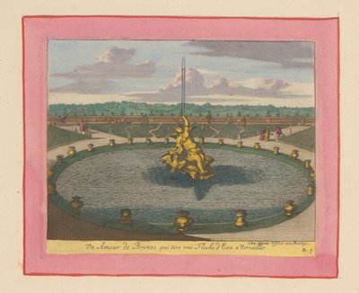 Amorbrunnen in den Gärten von Versailles autorstwa Willem Swidde