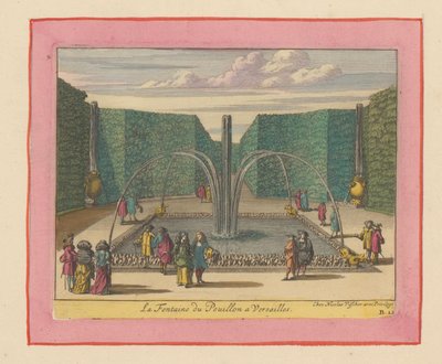 Brunnen von Pouillon in den Gärten von Versailles autorstwa Willem Swidde
