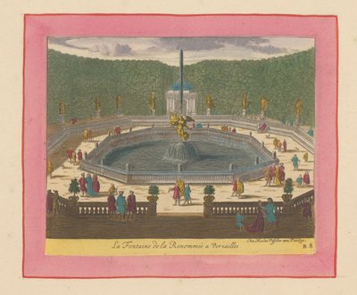 Brunnen des Ruhms in den Gärten von Versailles autorstwa Willem Swidde