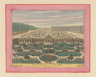 Ansicht der Orangerie von Versailles autorstwa Willem Swidde