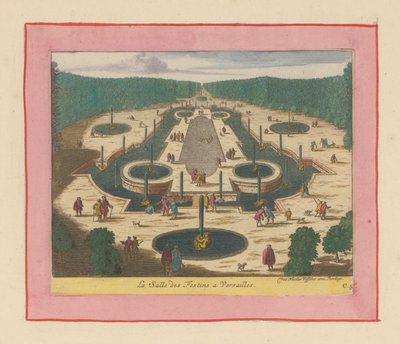 Festsaal in den Gärten von Versailles autorstwa Willem Swidde