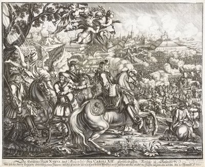 Bitwa pod Narwą 19 listopada 1700 autorstwa Willem Swidde