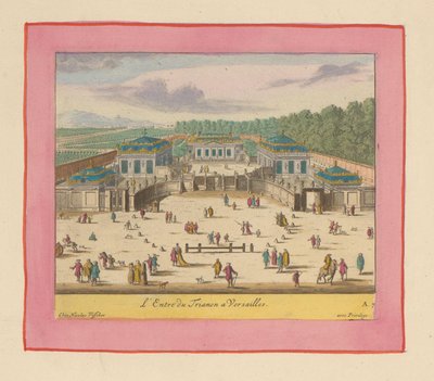 Zugang zum Grand Trianon in Versailles autorstwa Willem Swidde