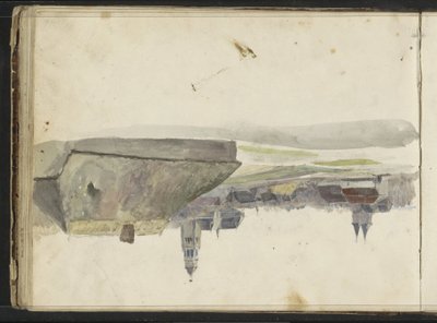 Widok na Arnhem z kościołem św. Euzebiusza autorstwa Willem Troost (II)