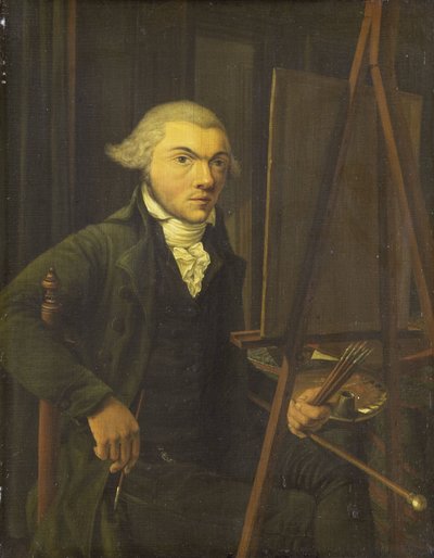 Portret malarza, prawdopodobnie Harmanus Uppink autorstwa Willem Uppink