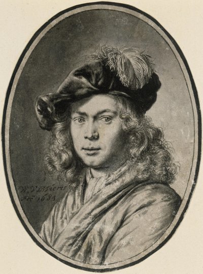 Bildnis eines jungen Mannes autorstwa Willem Van Mieris