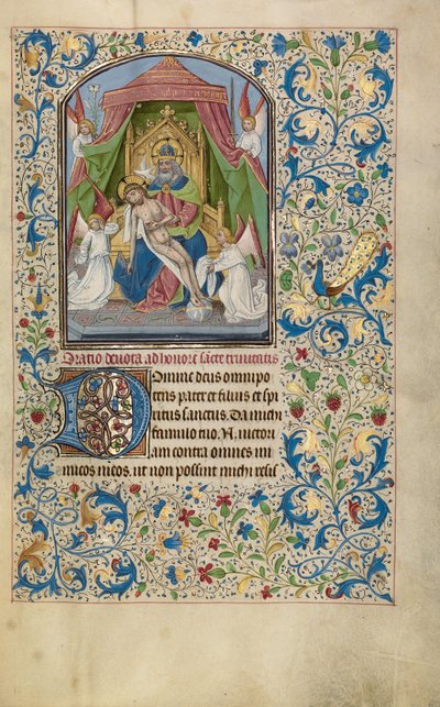 Der Gnadenthron Dreifaltigkeit autorstwa Willem Vrelant