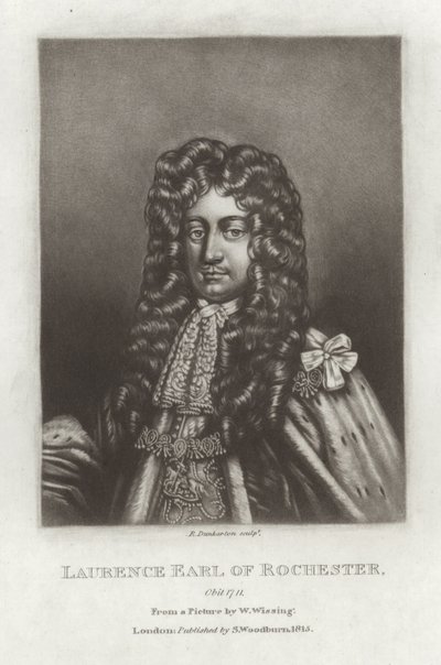 Laurence Hrabia Rochester autorstwa Willem Wissing