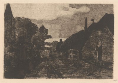 Wiejska droga w Diepenheim autorstwa Willem Witsen (signed by artist)