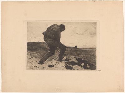 Ciężki pracownik autorstwa Willem Witsen (signed by artist)