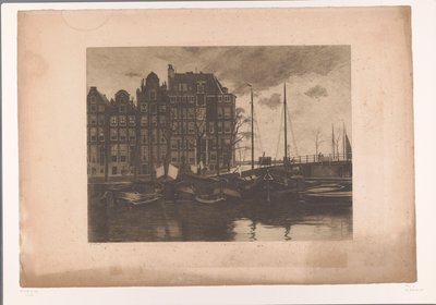 Wewnątrz Amsterdam, z falującym woskiem na statkach Wewnątrz I autorstwa Willem Arnoldus Witsen
