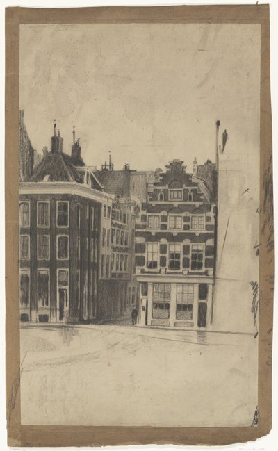 Halvemoansteeg w Amsterdamie autorstwa Willem Arnoldus Witsen