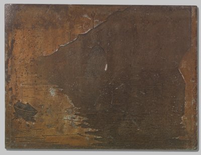 Widok na most Waterloo we mgle w Londynie autorstwa Willem Arnoldus Witsen