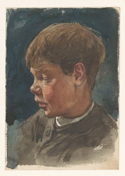 twarz chłopca autorstwa Willem Arnoldus Witsen