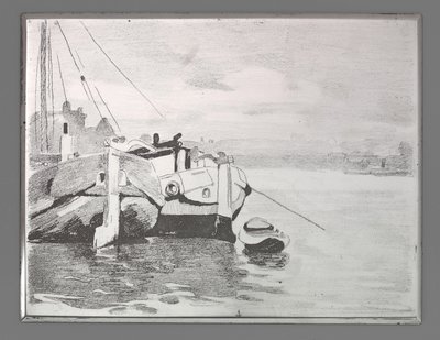 Dwie barki autorstwa Willem Arnoldus Witsen