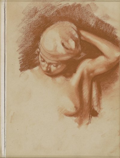 Akt kobiecy z uniesionym lewym ramieniem autorstwa Willem Arnoldus Witsen