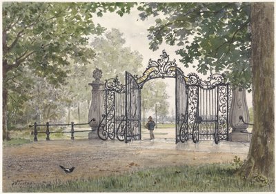 Monumentalna brama Vreedenhoff w Nieuwersluis aan de Vecht autorstwa Willem de Famars Testas