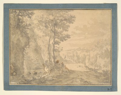 Scena leśna autorstwa Willem de Heusch