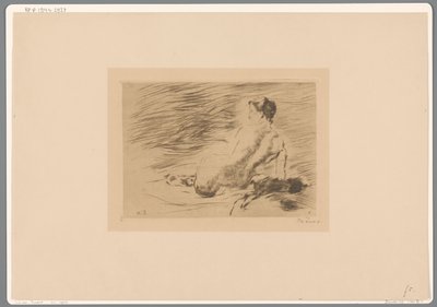 Leżąca naga kobieta Leżąca nago (tytuł oryginalny) autorstwa Willem de Zwart (signed by artist)