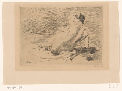 Leżąca naga kobieta Leżąca nago (tytuł oryginalny) autorstwa Willem de Zwart (signed by artist)