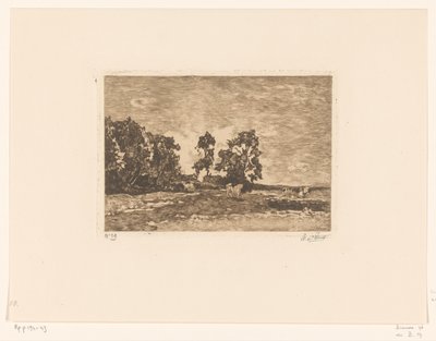 Łąka z krowami (tytuł oryginalny) autorstwa Willem de Zwart (signed by artist)