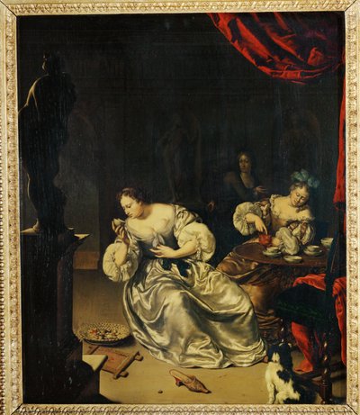 Le The - Teatime ... autorstwa Willem van (after) Mieris