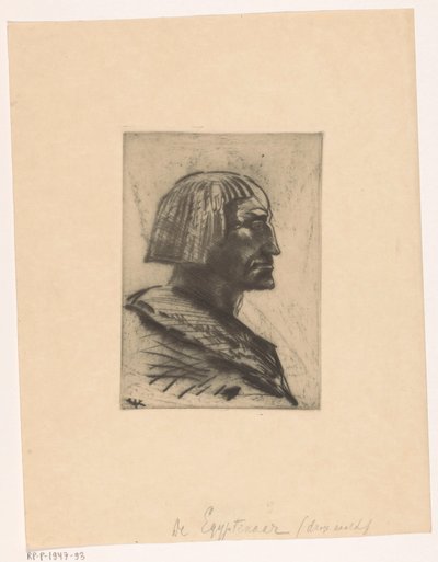 Egipcjanin (oryginalny tytuł na obiekcie) autorstwa Willem van Konijnenburg