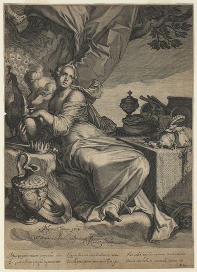 Alegoria próżności i przemijalności dóbr doczesnych, 1608 autorstwa Willem van Swanenburgh