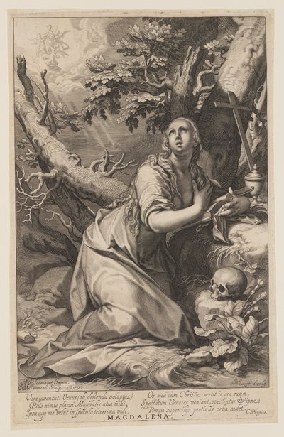 Magdalena, z Grzesznicy Starego i Nowego Testamentu autorstwa Willem van Swanenburgh