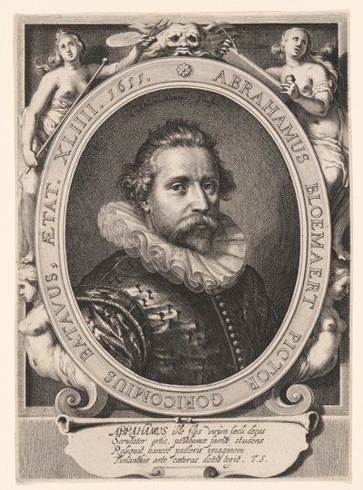 Portret Abrahama Bloemaerta autorstwa Willem van Swanenburgh