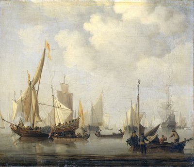 Spokój na morzu autorstwa Willem van de Velde (II)