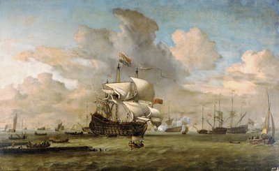 Holandia, 1692 autorstwa Willem van de Velde the Younger