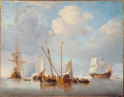 po W. v. D. Velde re. J., Cisza autorstwa Willem van de Velde the Younger