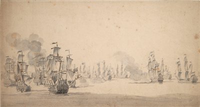 Działanie Beach i van Ghenta autorstwa Willem van de the Elder Velde