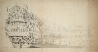 Royal Sovereign (Br autorstwa Willem van de the Elder Velde