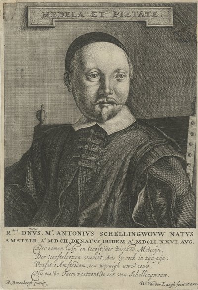 Portret Antoniusa Schellingwou autorstwa Willem van der Laegh