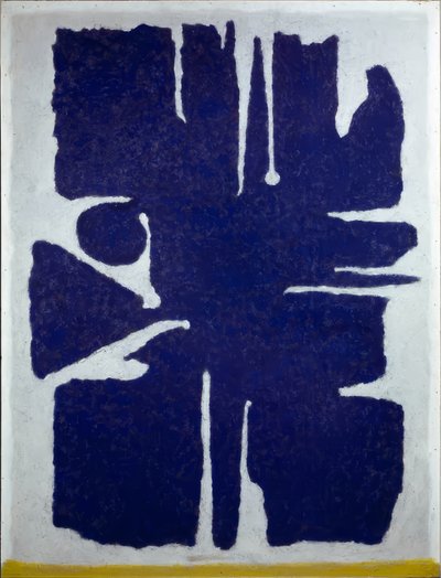 Aru ciemnoniebieski autorstwa Willi Baumeister