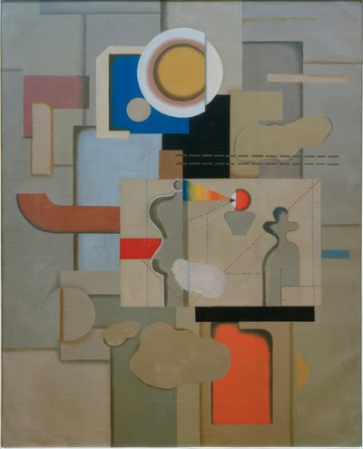 zdjęcie z pracowni autorstwa Willi Baumeister