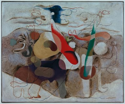 Eidos z krajobrazem autorstwa Willi Baumeister