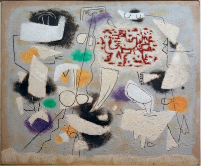 Liryka z małymi formami fantomowymi autorstwa Willi Baumeister