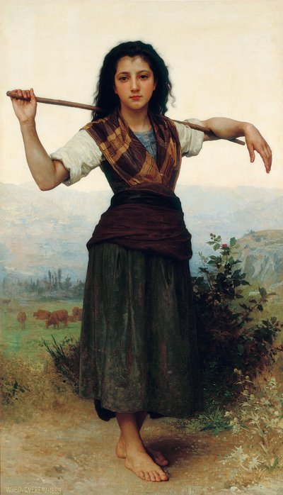 Mała Pasterka autorstwa William-Adolphe Bouguereau